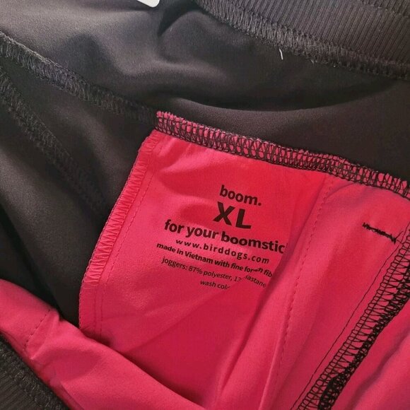 Birddogs Sweatpants Joggers Mens Size XL Large Black Unlined Athletic Casual Nwt - Picture 3 of 6